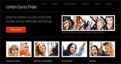 Desktop Screenshot of londoncoursefinder.com