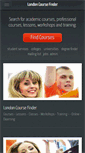 Mobile Screenshot of londoncoursefinder.com